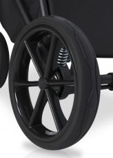 Детская коляска 2 в 1 Riko Nano Pro 01 Grey Fox (серая кожа – серая ткань)